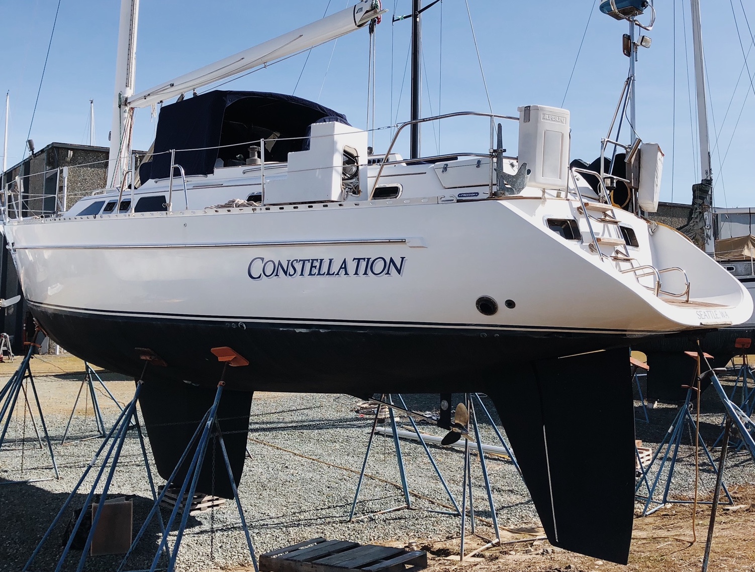 Sailboat restoration projects to get our boat ready for living aboard